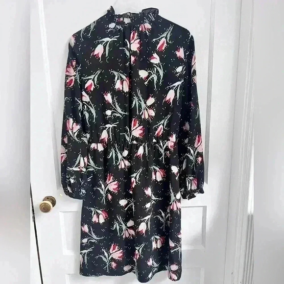 Rebecca Taylor Ikat Tie-Waist SILK Dress LIKE NEW - Picture 4 of 4